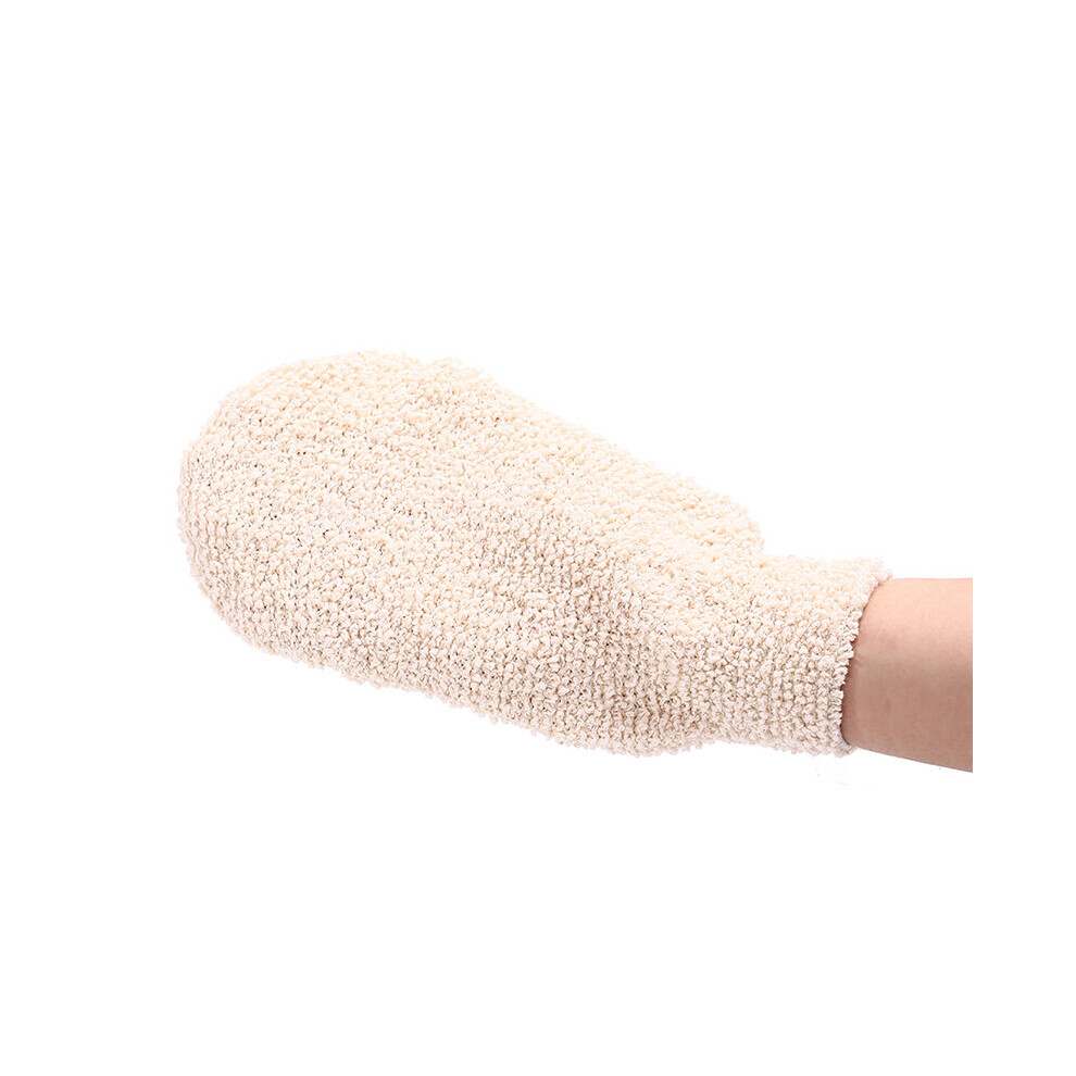 Wejoy 1Pc Shower Gloves Exfoliating Wash Skin Spa Bath Gloves Natural Bamboo Fiber Bath Exfoliating Scrubber Washcloths