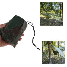 Outdoor Shelter Ultralight Tarp Camping Survival Sun Shelter Multifunctional Waterproof Beach Awning Beach Mat Rain Shelter