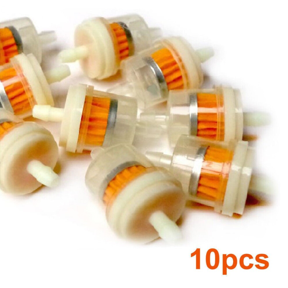 Universal Inline Gas/Fuel Filter 6Mm-7Mm 1/4\ Lawn Mower Small Engine Motorcycle Gas Fuel Filter 10Pcs Automobile Gasoline Cup 5063131151619