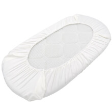 Breathable Cradle Moses Basket Oval Rectangle Pad Sheet Stretchy Baby Fitted Bassinet Sheet Mattress Cover Crib Bed Protector