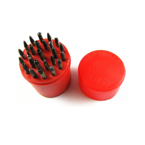 New 25 Assorted Sizes Punches Tip Staking Punching Tool Set For Watch Repairing 1