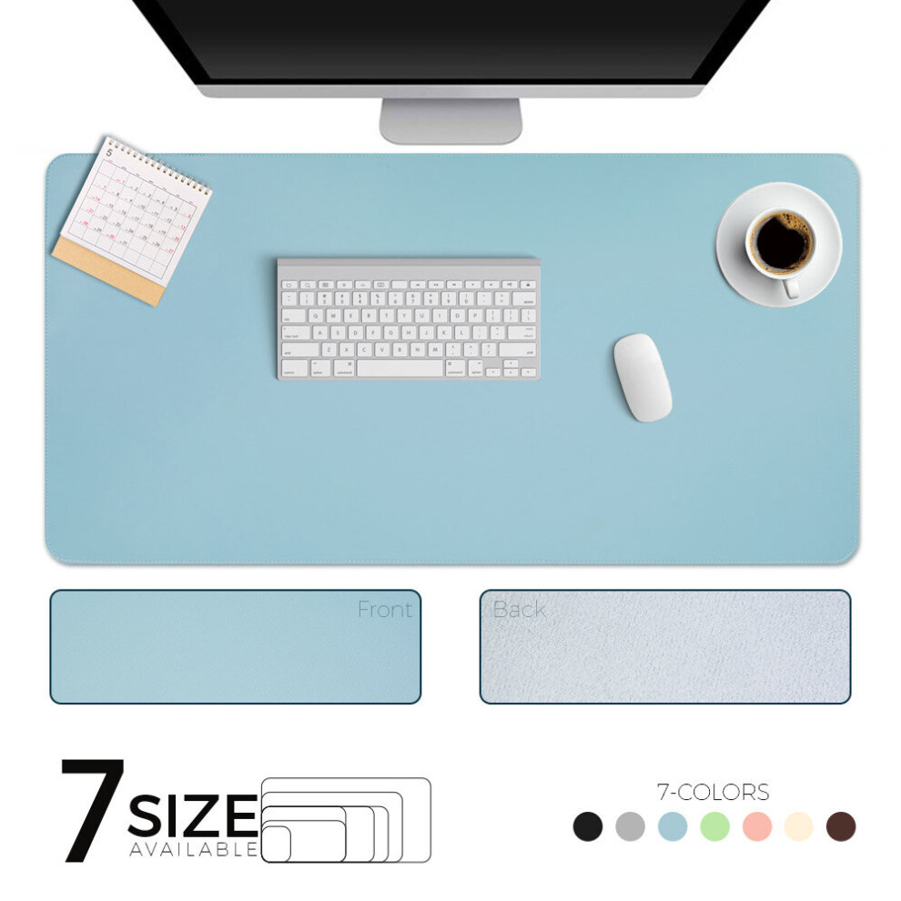 Double-Side Portable Large Mouse Pad Gamer Waterproof Pu Leather Suede Desk Mat Computer Mousepad Keyboard Table Cover For Dota 5063131210941