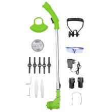 1 Set Electric Lawn Edger Cordless Weed Eater Useful Grass Remover Household Small Garden Rechargeable Weeder Garden Tools