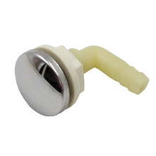 1/3/8 Spa stainless steel Air bubble jet with plating, Bathtub air jet suitable for most bathtubs 60-03