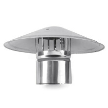 4/6/8 Inch Stove Pipe Chimney Cap Sturdy Durable Fireplaces Rain Hat Zinc Alloy Mushroom-shaped Smokeware