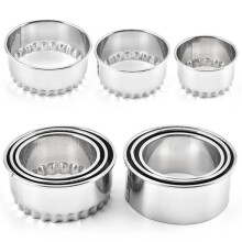 3pcs/set 304 Stainless Steel Cutter Dumplings Mould Dumpling Skin Device dough press Pancake Tools Wrappers Molds Kitchen Maker