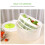 Fruit Vegetable Dehydrator Drainer Salad Spinner Dehydration Basket Household Large Capacity Kitchen Tools 6