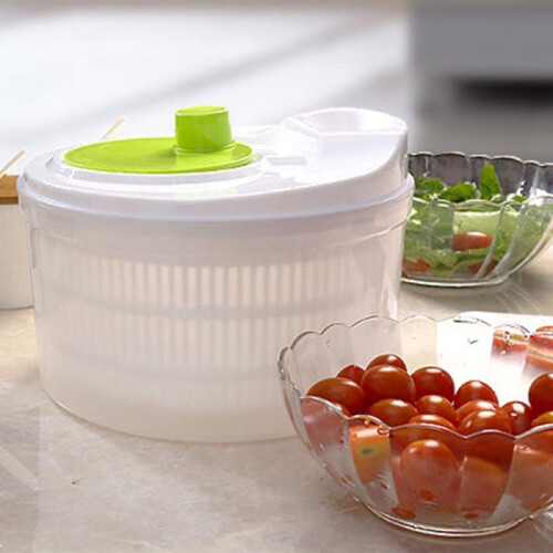 Fruit Vegetable Dehydrator Drainer Salad Spinner Dehydration Basket Household Large Capacity Kitchen Tools 2