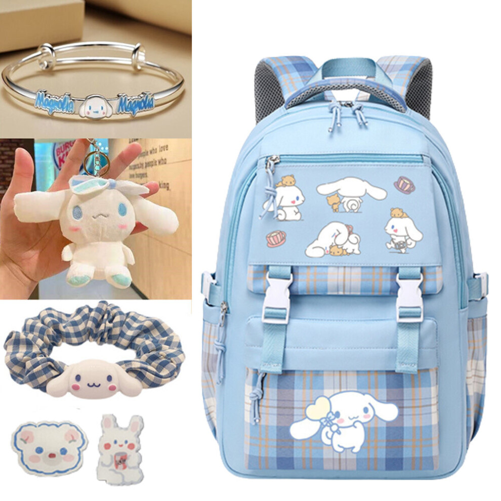 (Blue) Kawaii Sanrio Schoolbag Women's Backpack School Student Gift