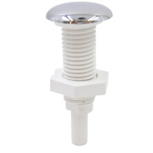 New chrome surface Air jet ABS Material,Massage bathtub accessories straight teeth nozzle with white base,Perfect for bathroom