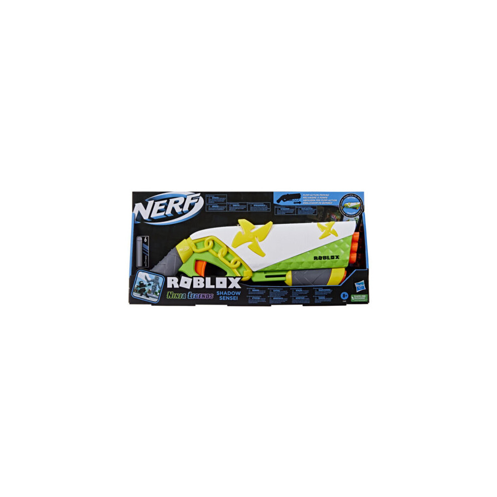 Hasbro Nerf Roblox Ninja Legends Shadow Sensei Blaster