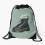 Drawstring Bag Dr. Martens boot with flowers   Sport Gym Shoe Backpack 1