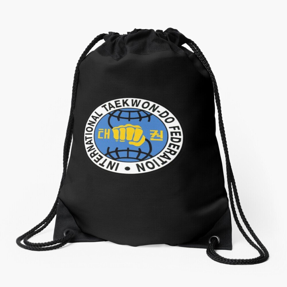 Drawstring Bag ITF International Taekwon-Do Federation Sport Gym Shoe Backpack