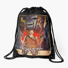 Drawstring Bag Resident Evil Apocalypse Movie Sport Gym Shoe Backpack