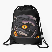 Drawstring Bag Fatalis Monster Hunter design Sport Gym Shoe Backpack