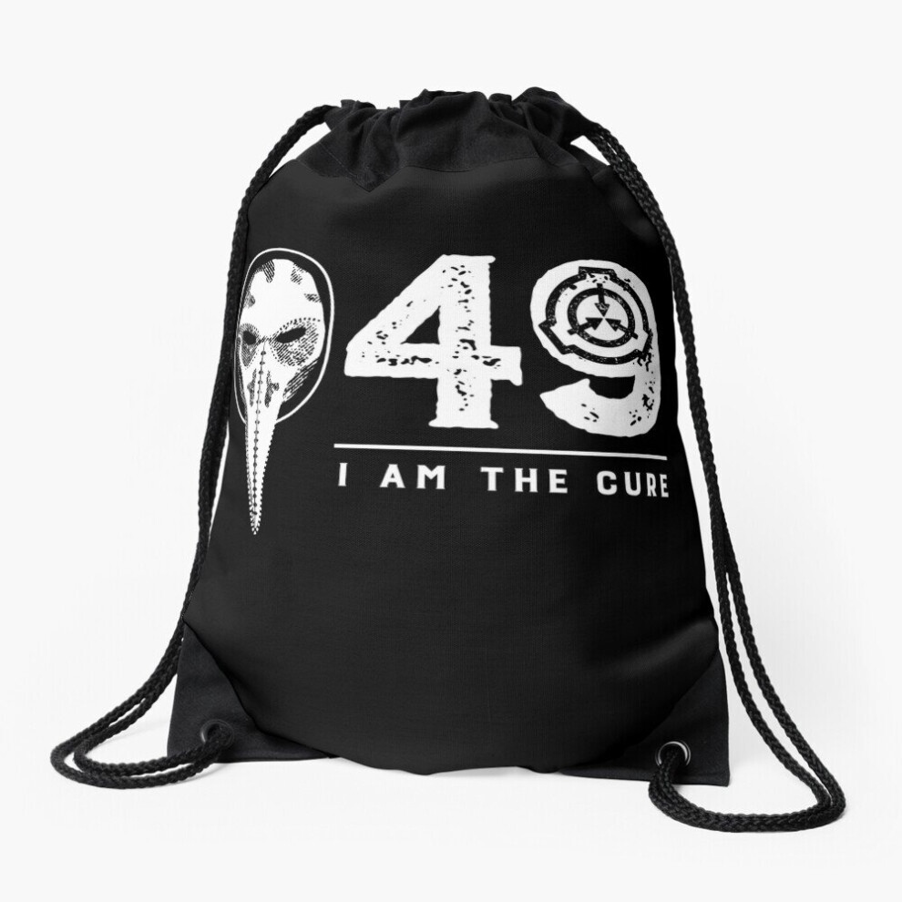 Famgem Unisex Drawstring Bag Scp-049 Plague Doctor Scp Foundation - I Am The Cure Sport Gym Shoe Backpack
