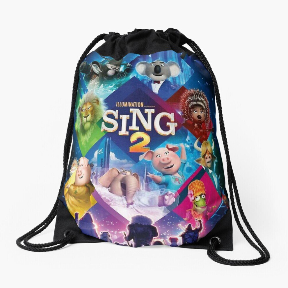 Drawstring Bag Movie Sing 2 Sport Gym Shoe Backpack