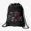 Drawstring Bag Shadow The Hedgehog Shadow Sport Gym Shoe Backpack 1