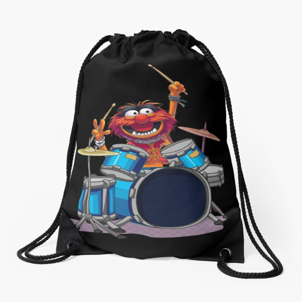 Drawstring Bag Animal Drummer The Muppets Show Sport Gym Shoe Backpack