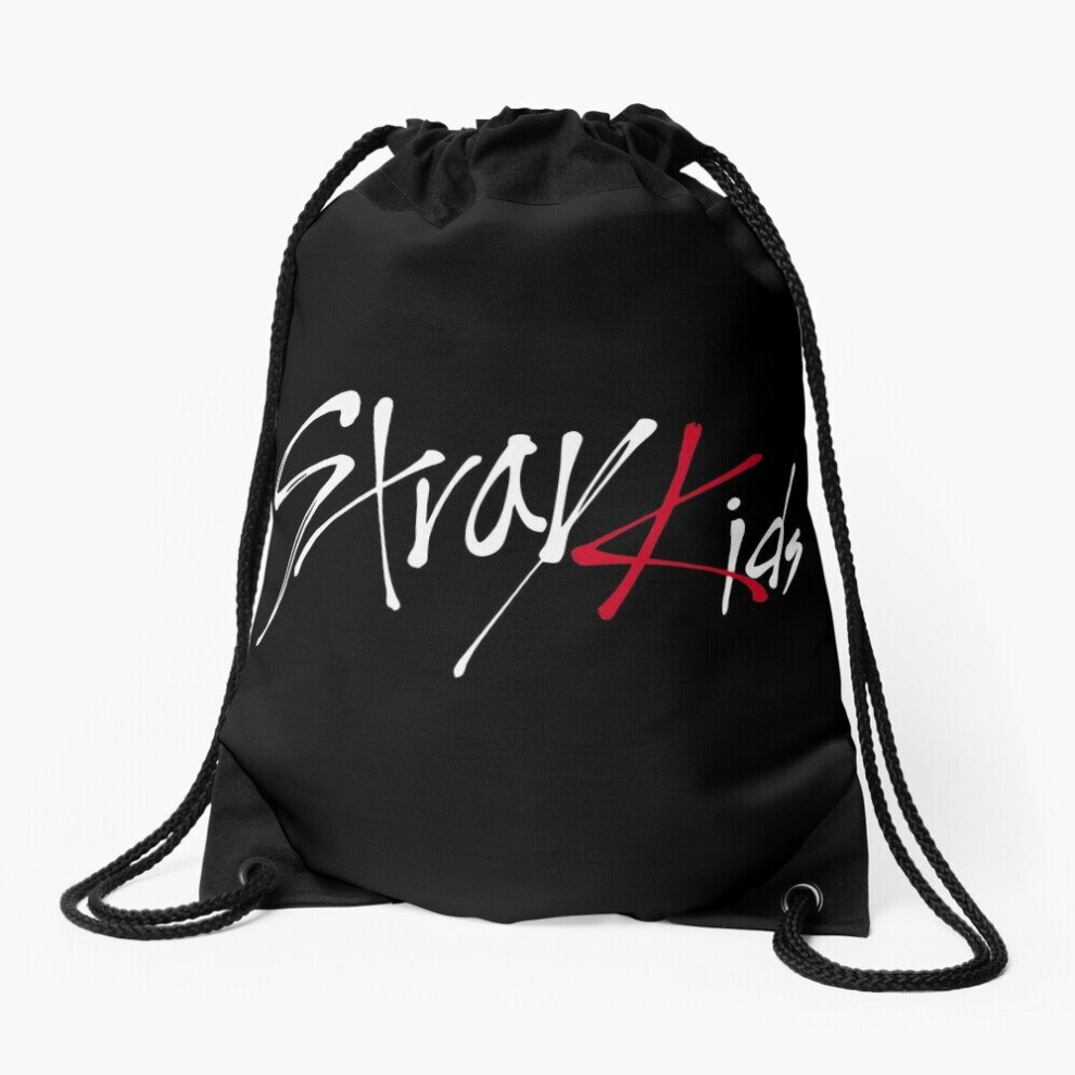 Drawstring Bag Stray Kids logo Sport Gym Shoe Backpack