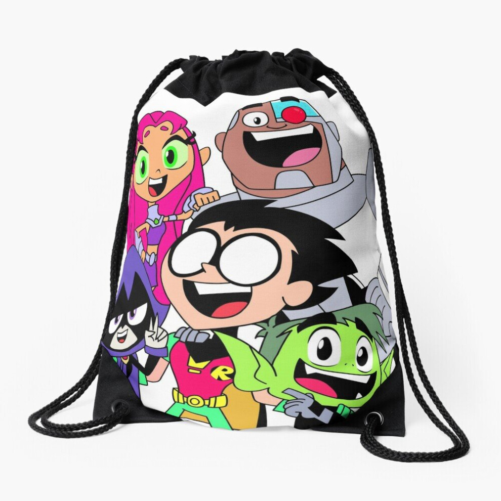 Famgem Drawstring Bag Teen Titans Picture Sport Gym Shoe Backpack