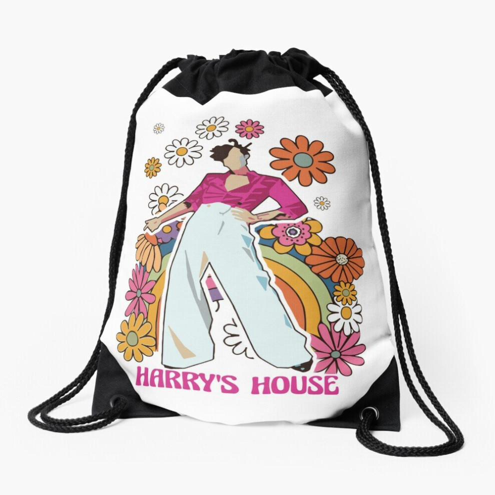 Drawstring Bag Harry Styles Sport Gym Shoe Backpack