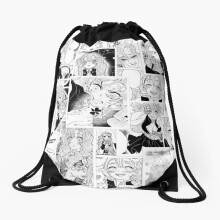 Drawstring Bag Mitsuri Collage Sport Gym Shoe Backpack