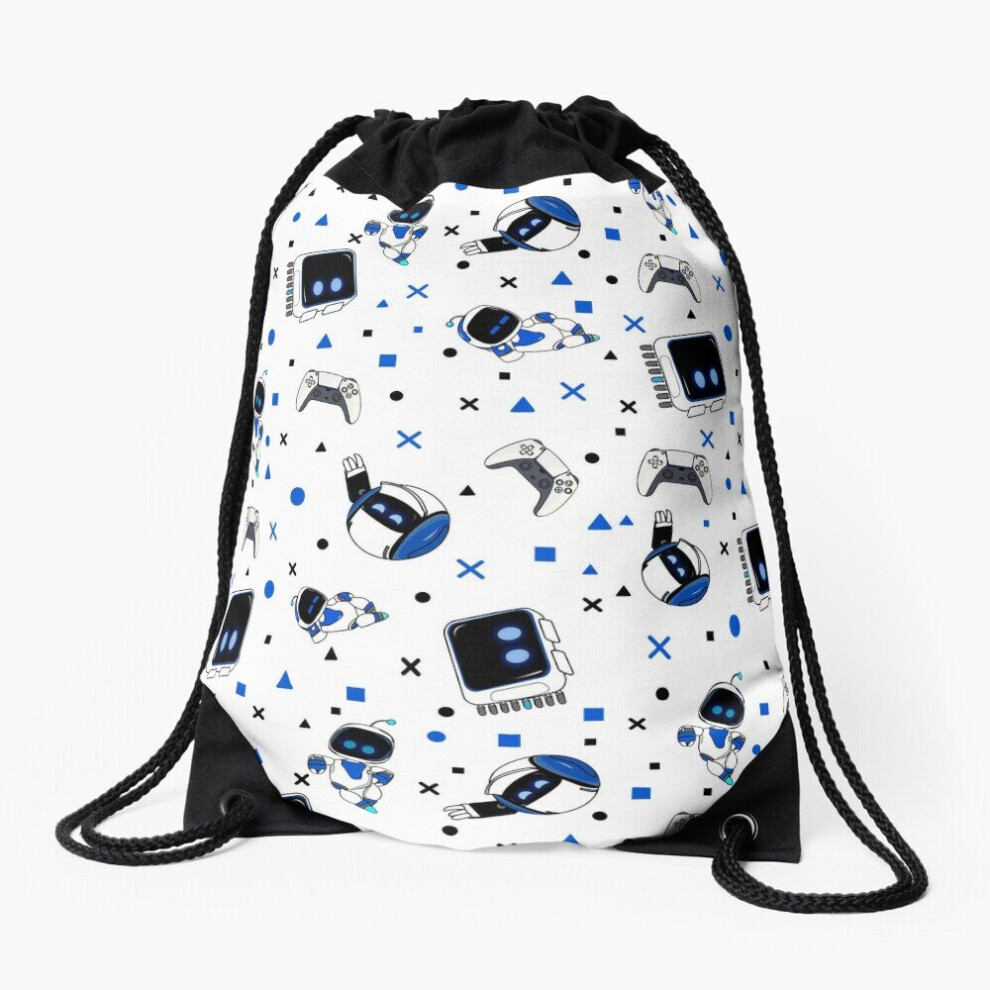 Famgem Drawstring Bag Astrobot And Friends Sport Gym Shoe Backpack