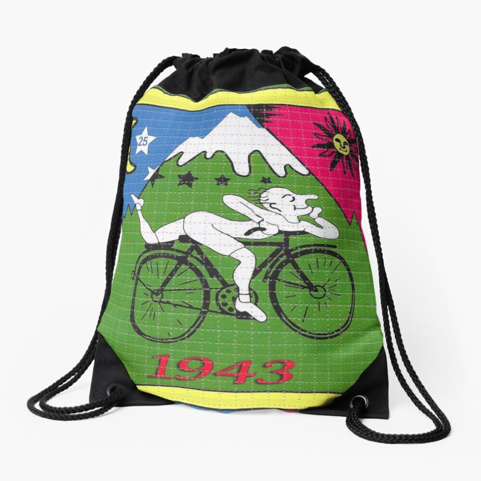 Drawstring Bag LSD - Albert Hofmann - Bicycle Day Sport Gym Shoe Backpack