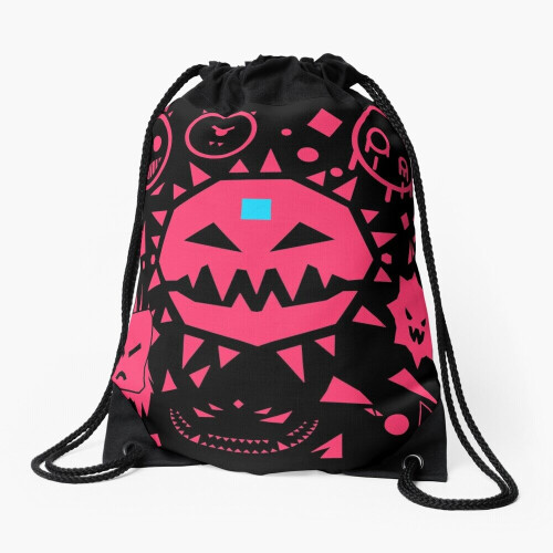Drawstring Bag just shapes and beats design Sport Gym Shoe Backpack