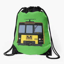 Drawstring Bag Tyne and Wear Metro (2012) Sport Gym Shoe Backpack