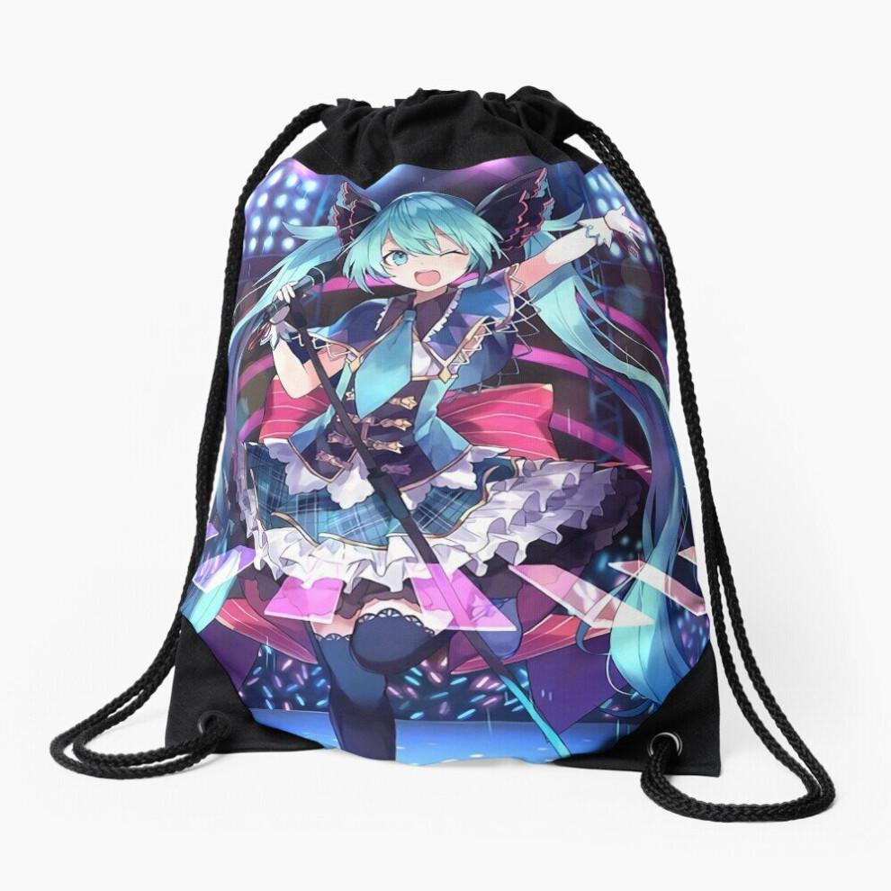 Drawstring Bag Vitural Hatsune Miku Sport Gym Shoe Backpack