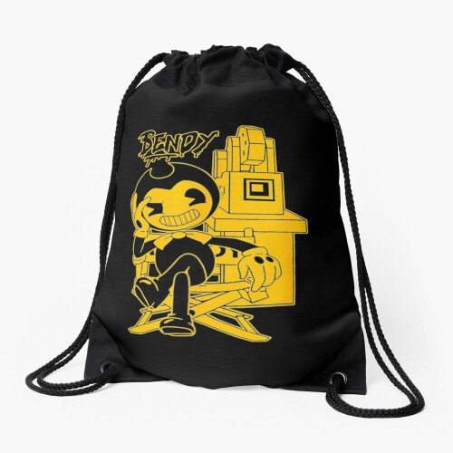 Drawstring Bag Bendy-Ink-Machine-  Sport Gym Shoe Backpack