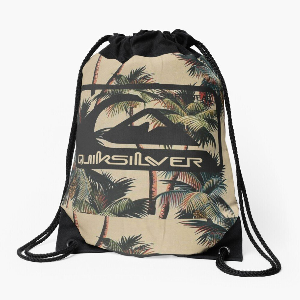 Famgem Drawstring Bag Quiksilver Surfwear - Unisex Sport Gym Shoe Backpack