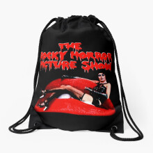 Rocky Horror Picture Show Drawstring Bag - Lightweight Sport Gym Backpack, Foldable, Adjustable Straps, Water-Resistant Polyester
