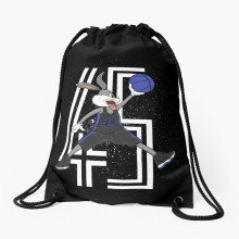 Drawstring Bag Jordan 11s Bugs Space Jams 45 Air Jordan  Sport Gym Shoe Backpack
