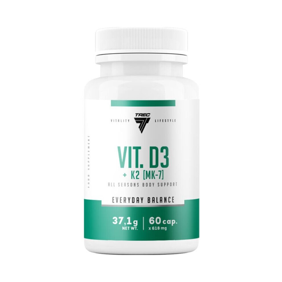 New Trec Nutrition Vit. D3+K2 (Mk-7) 60Cap