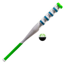 NERF Power Blast Set di Baseball per Bambini - Mazza e Palla in Plastica con Impugnatura Extra e Power Bands