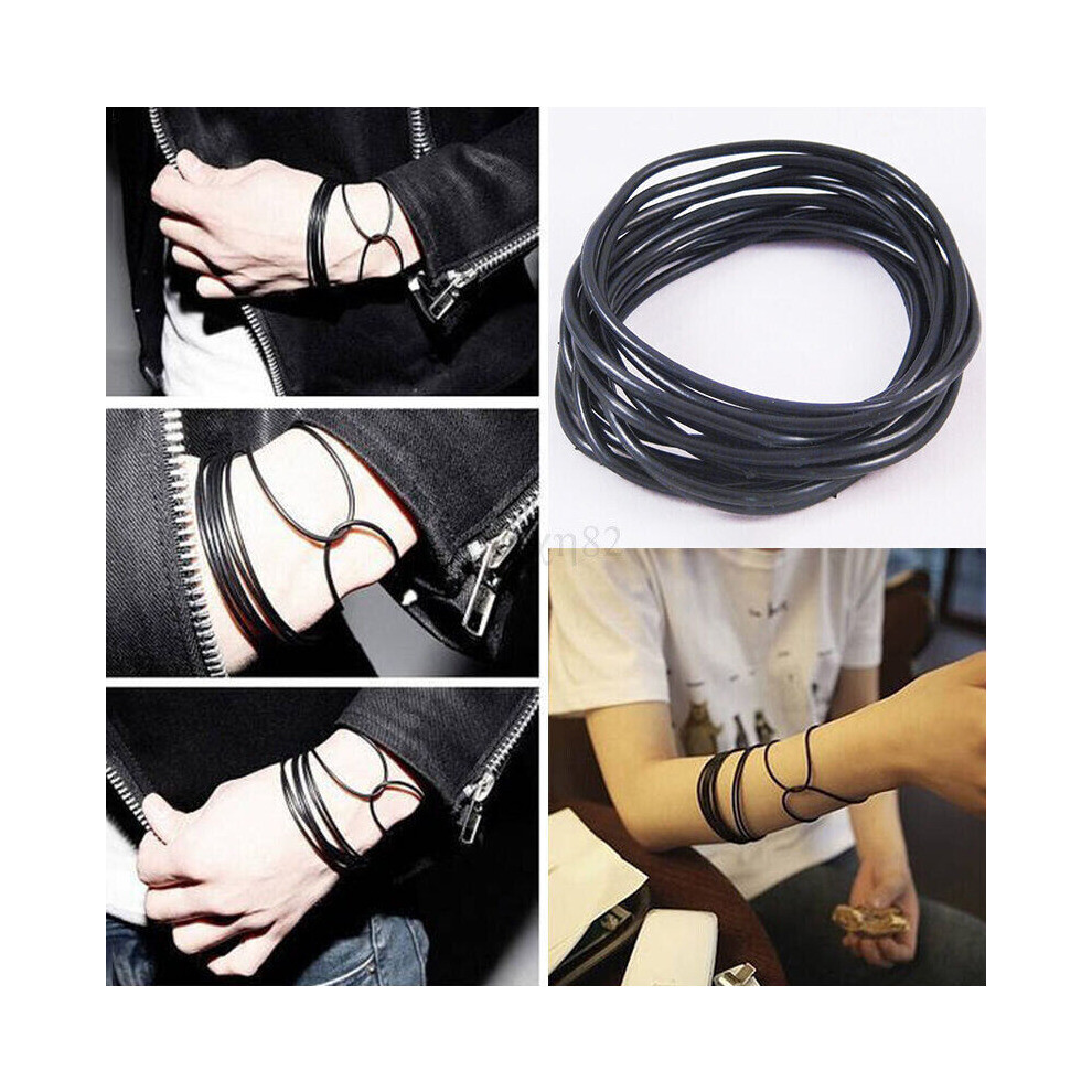 20PCS Black Gummies Bracelets fancy Gummy Wristbands Jelly bangles
