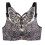 (  Silver leopard,   36D) Secrets Comfort Rose Bra Floral Secrets No Wire Bra 1