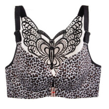 (  Silver leopard,   38C) Secrets Comfort Rose Bra Floral Secrets No Wire Bra