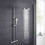 NES Home Volvic Exposed Mixer Shower Cool Touch Thermostatic Bar with Riser Rail 1