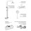 NES Home Volvic Exposed Mixer Shower Cool Touch Thermostatic Bar with Riser Rail 3