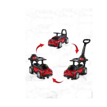 (white) Children's four-wheeled trolley
