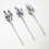 Homescapes Artificial Lavander Spray Single Stem Set of 3, 68cm 1