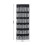 Living And Home 24 Pocket Fabric Door Hanging Storage Bag Black 5
