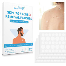 144pcs Skin Tag Acne Removal Warts Remover Patch Wart Treatment Herbal Extract Face Corn Plaster