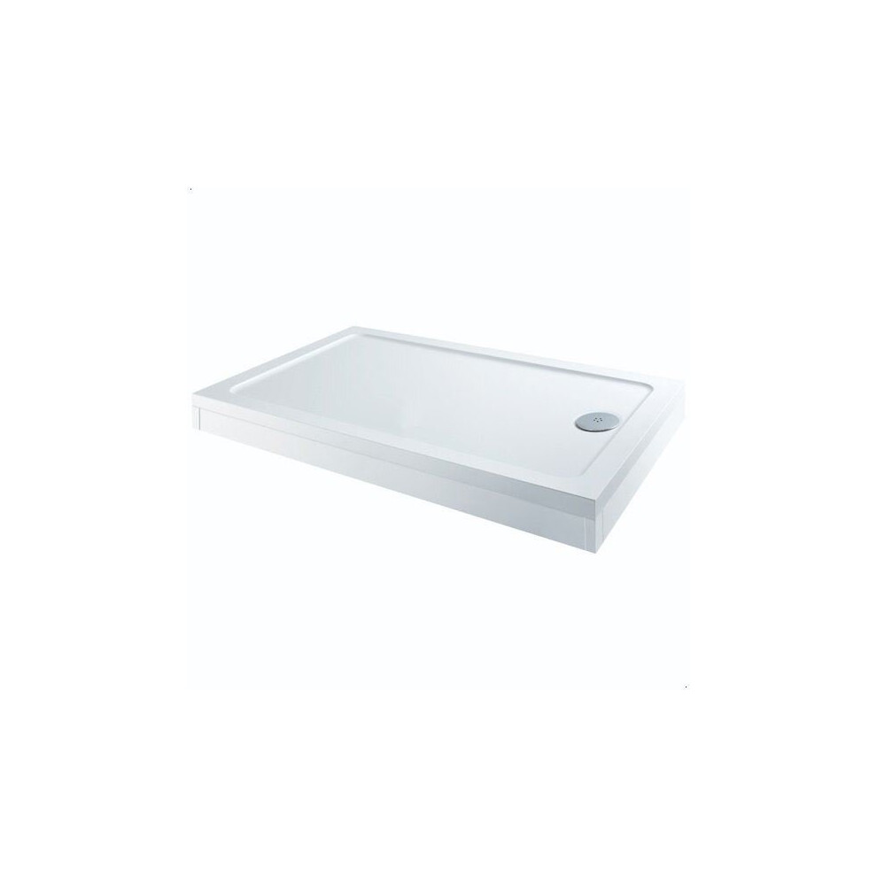 1700 X 700Mm Shower Tray Rectangular Easy Plumb Premium Anti-Slip Free Waste 5056093647115