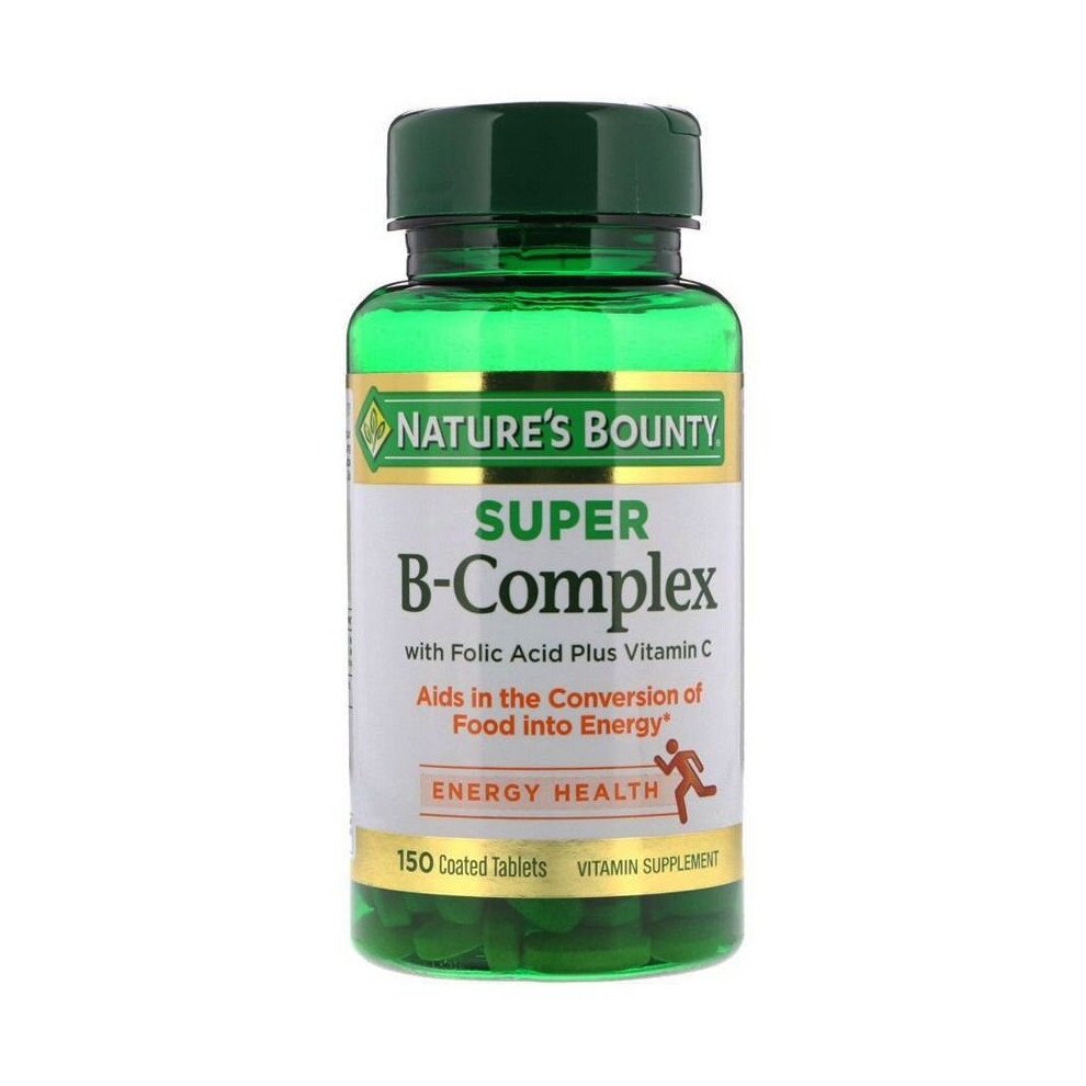 NATURE'S BOUNTY Super B-Complex Vitamin Supplement - 150 Tablets