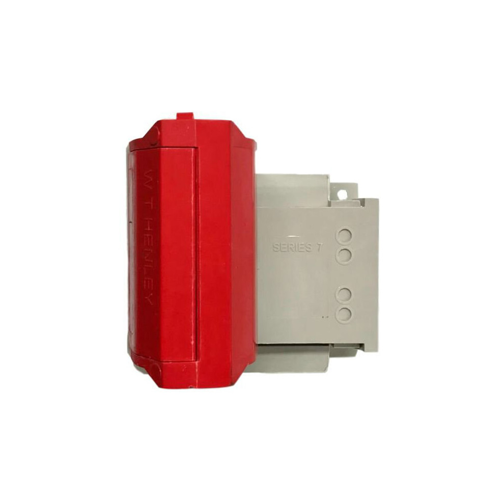 Henley 54361-05 'Series 7'SP&N Service Isolator Red Carrier+Solid Link